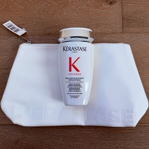 Kérastase Premiere Repairing Shampoo with White Cosmetic Bag Brand New 🤍 NWT